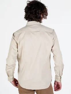Guy Camicia da uomo in cotone a maniche lunghe