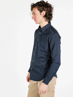 Guy Camicia da uomo in cotone a maniche lunghe