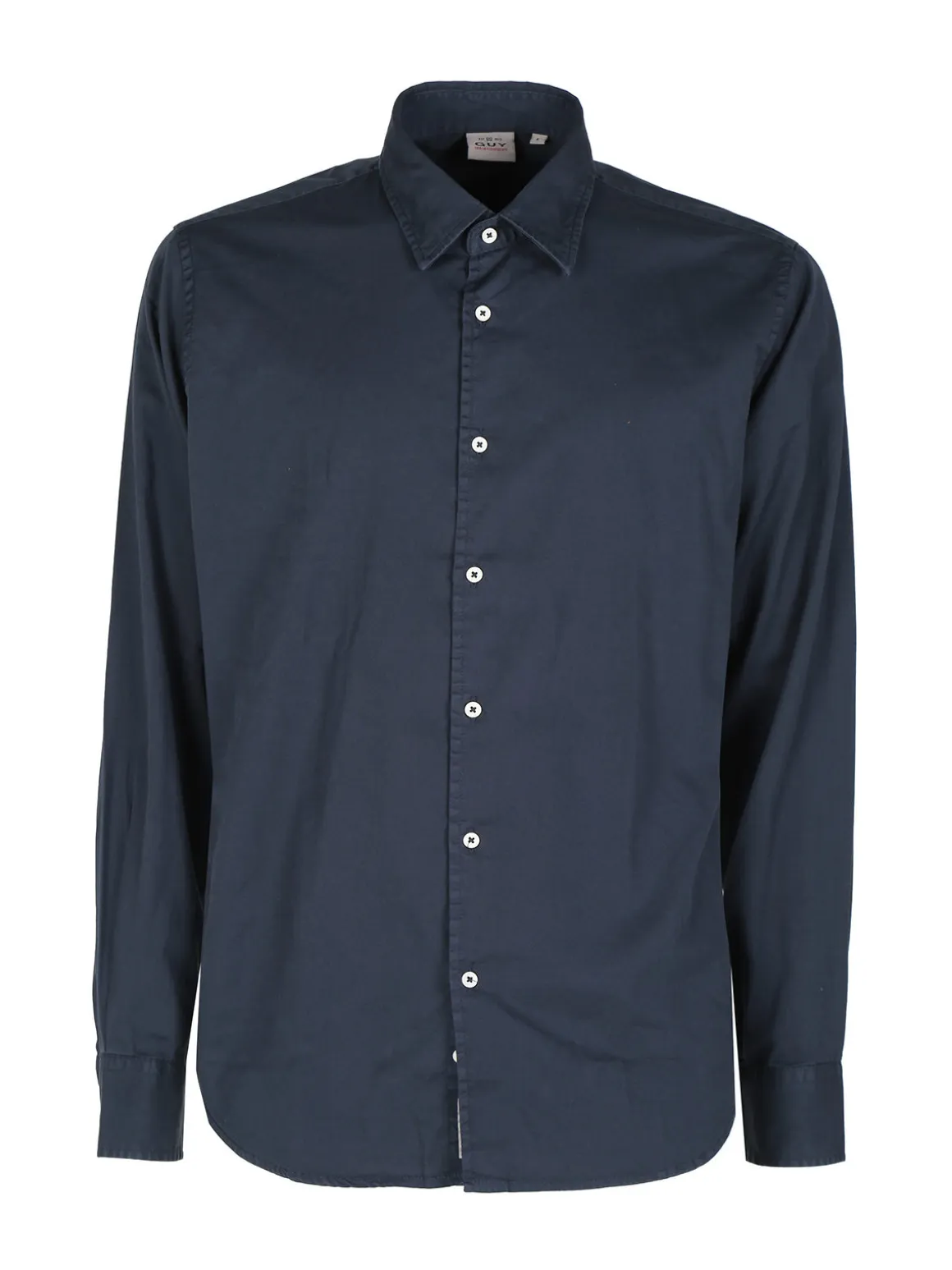 Guy Camicia da uomo in cotone a maniche lunghe