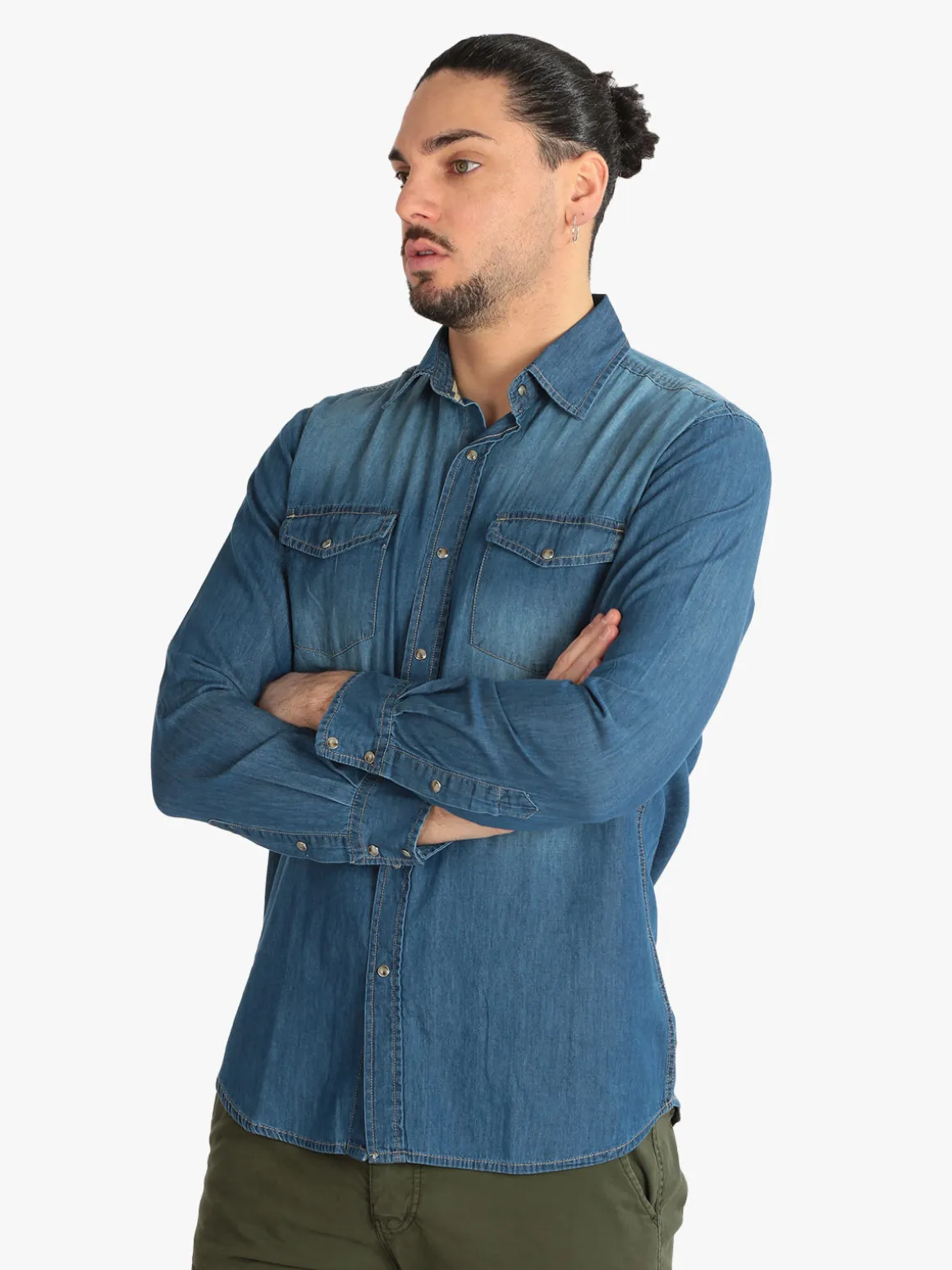 Guy Camicia di jeans da uomo