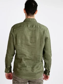 Guy Camicia in lino da uomo