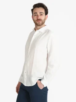 Guy Camicia uomo in lino a manica lunga
