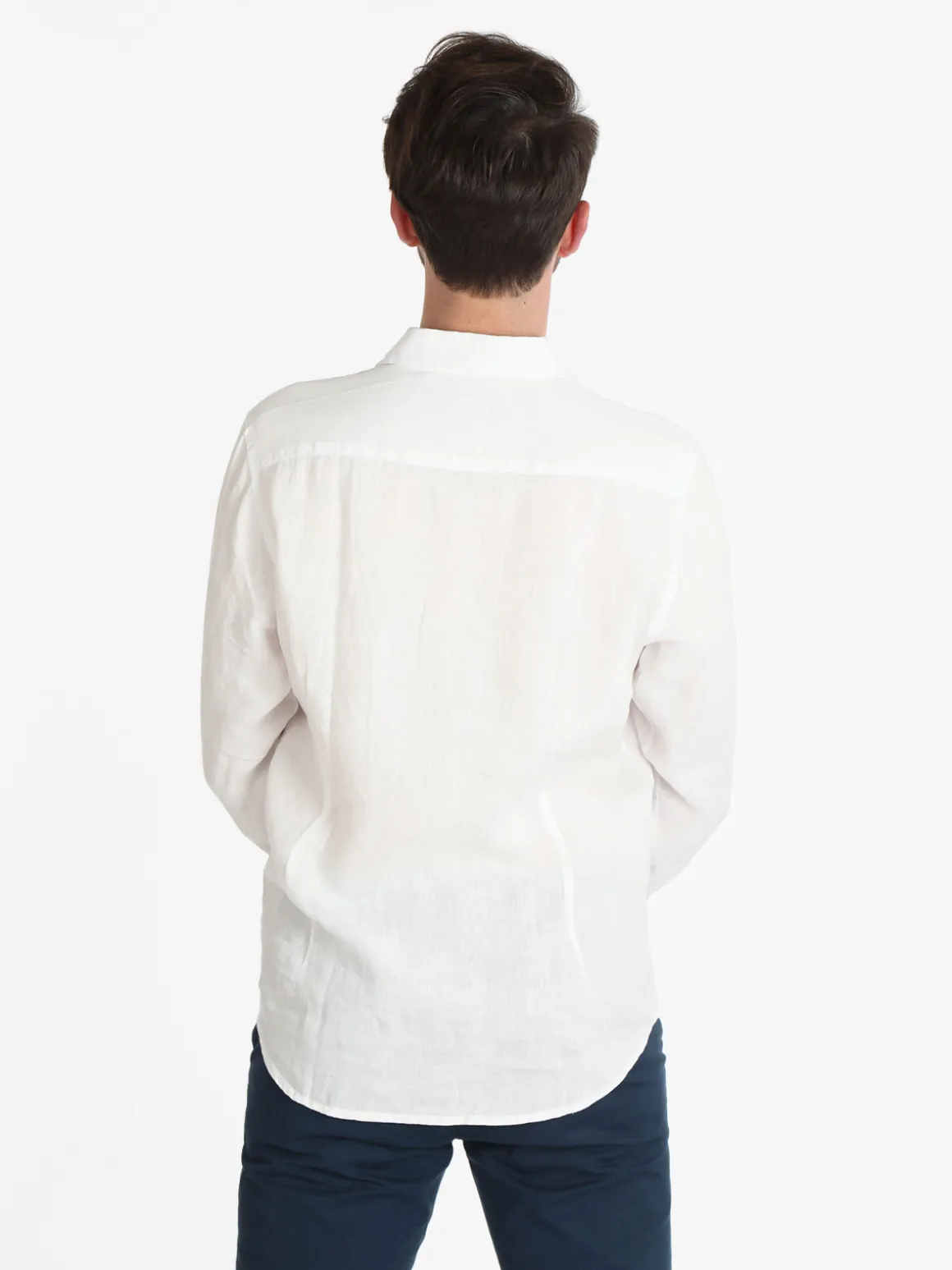 Guy Camicia uomo in lino a manica lunga