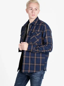 Guy Giacca camicia da uomo a quadri