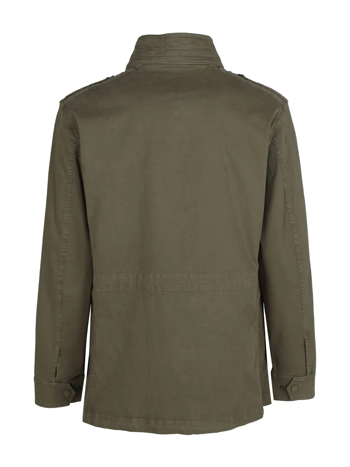 Guy Giacca da uomo modello parka con bottoni e zip