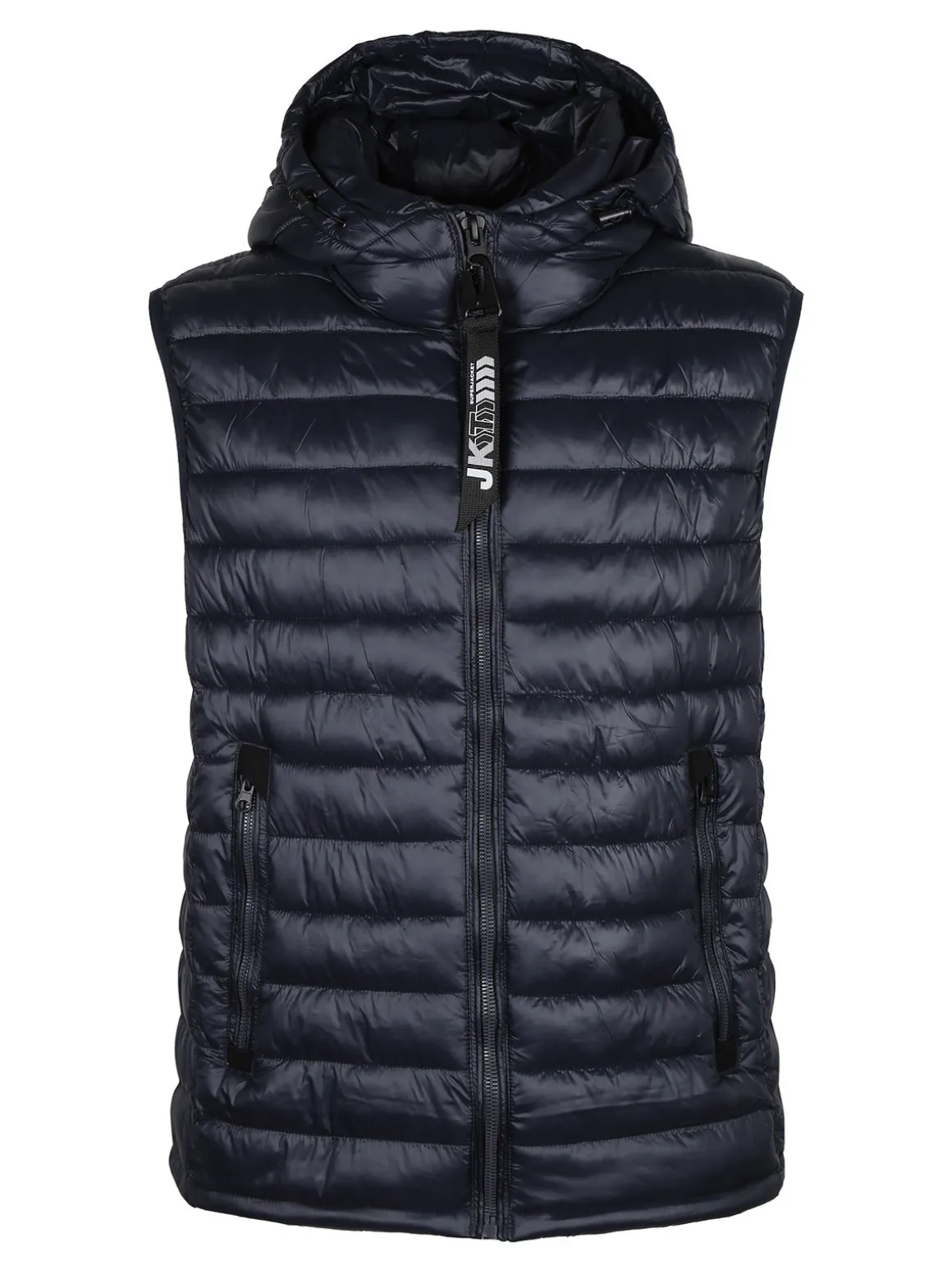 Guy Gilet da uomo imbottito con cappuccio