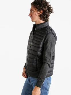 Guy Gilet da uomo imbottito - nero