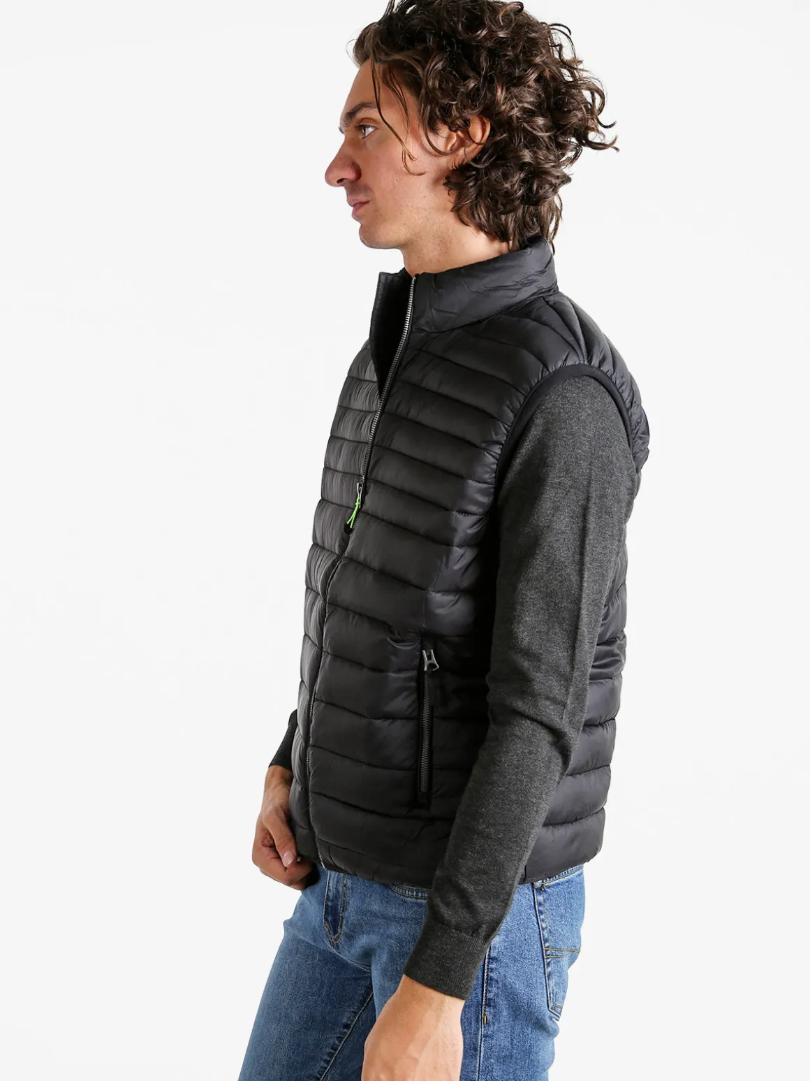 Guy Gilet da uomo imbottito - nero