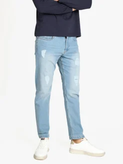 Guy Jeans chiari da uomo con strappi