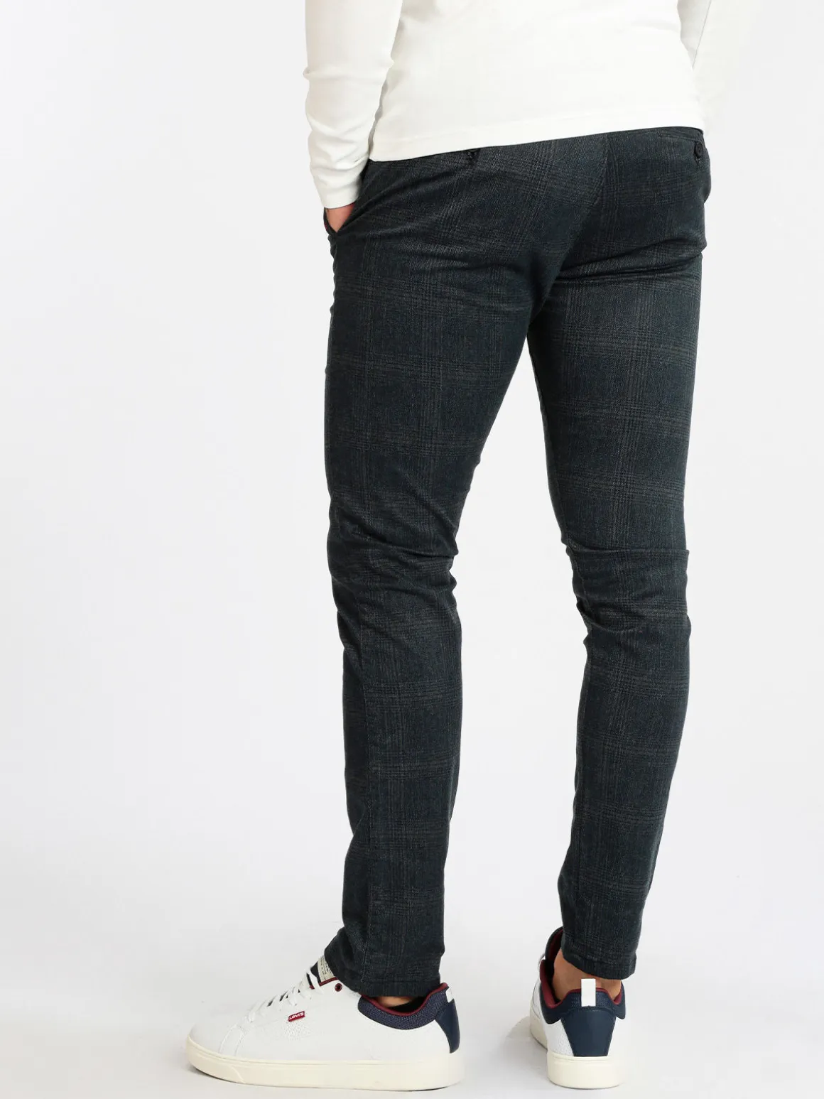 Guy Pantaloni casual da uomo a quadri