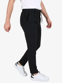 Guy Pantaloni casual da uomo in tessuto tecnico con coulisse