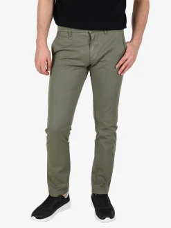 Guy Pantaloni casual da uomo texturizzati in cotone