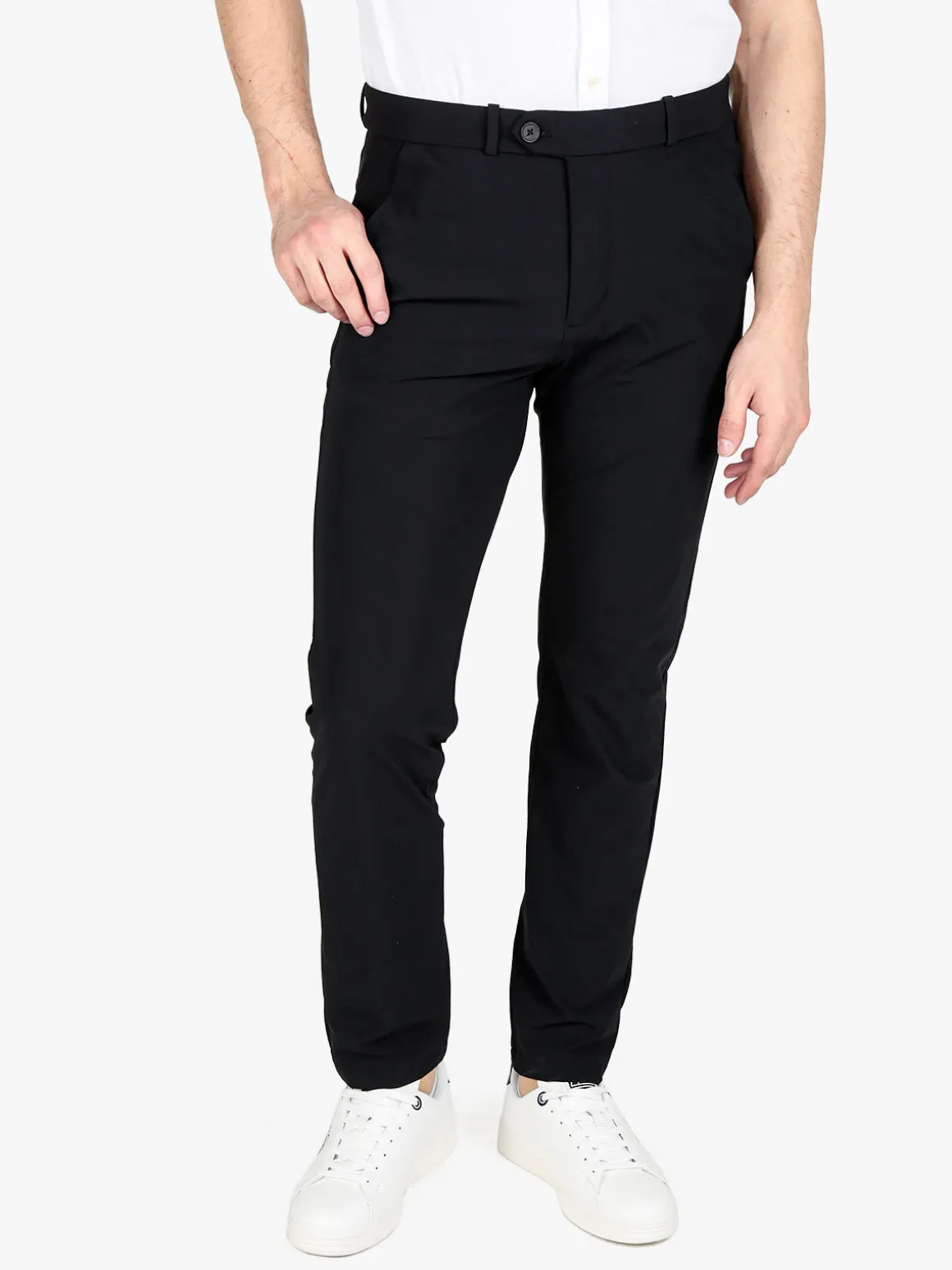 Guy Pantaloni eleganti da uomo a vita bassa