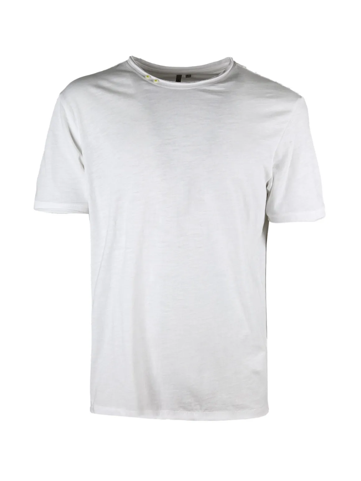 Guy T-shirt da uomo in cotone con bottoni sullo scollo