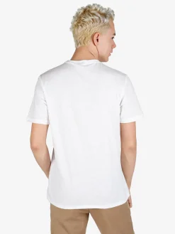 Guy T-shirt da uomo in cotone con bottoni sullo scollo