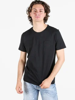 Guy T-shirt da uomo in cotone con taschino