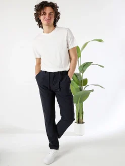 Guy T-shirt girocollo da uomo in cotone - bianco