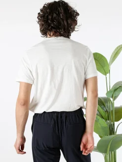 Guy T-shirt girocollo da uomo in cotone - bianco