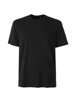 Guy T-shirt girocollo da uomo in cotone - nero
