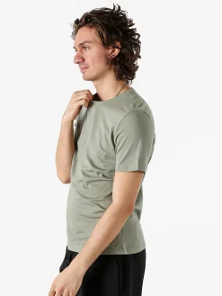 Guy T-shirt girocollo da uomo in cotone - pistacchio