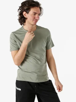 Guy T-shirt girocollo da uomo in cotone - pistacchio