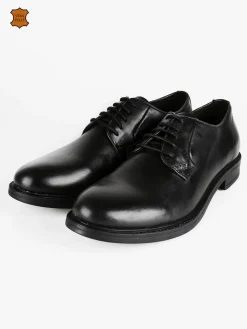 Halland Francesine derby in pelle nera