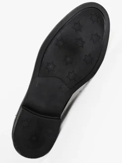 Halland Francesine derby in pelle nera