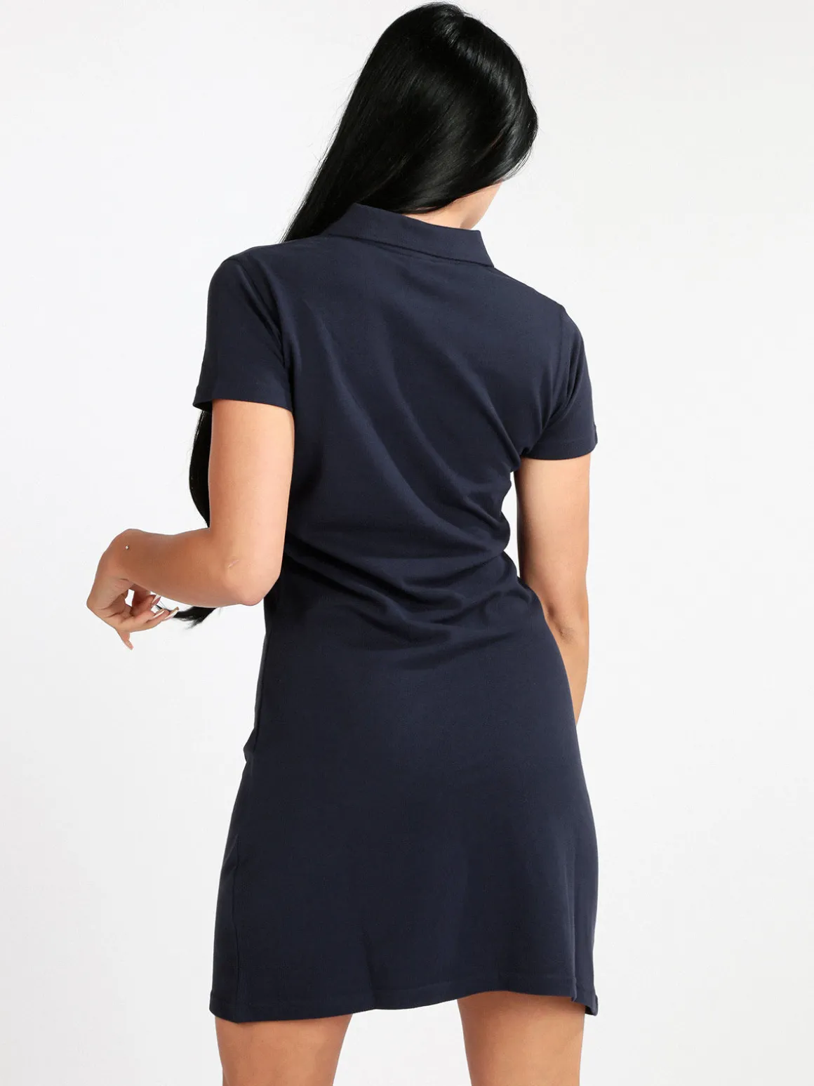Hangar93 Vestito donna in cotone a maniche corte