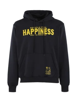 Happiness Felpa sportiva da uomo con cappuccio