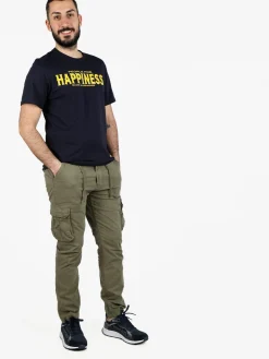 Happiness T-shirt da uomo con stampa