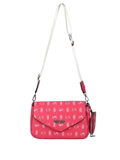 Harvey Miller Borsa a tracolla con stampa e portamonete
