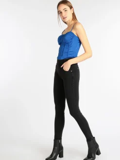 Hdl Milano Body donna con coppe imbottite