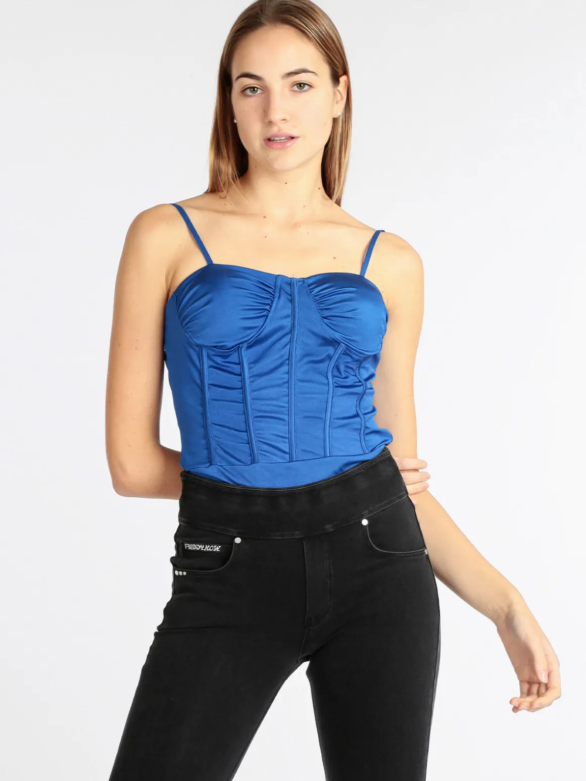Hdl Milano Body donna con coppe imbottite