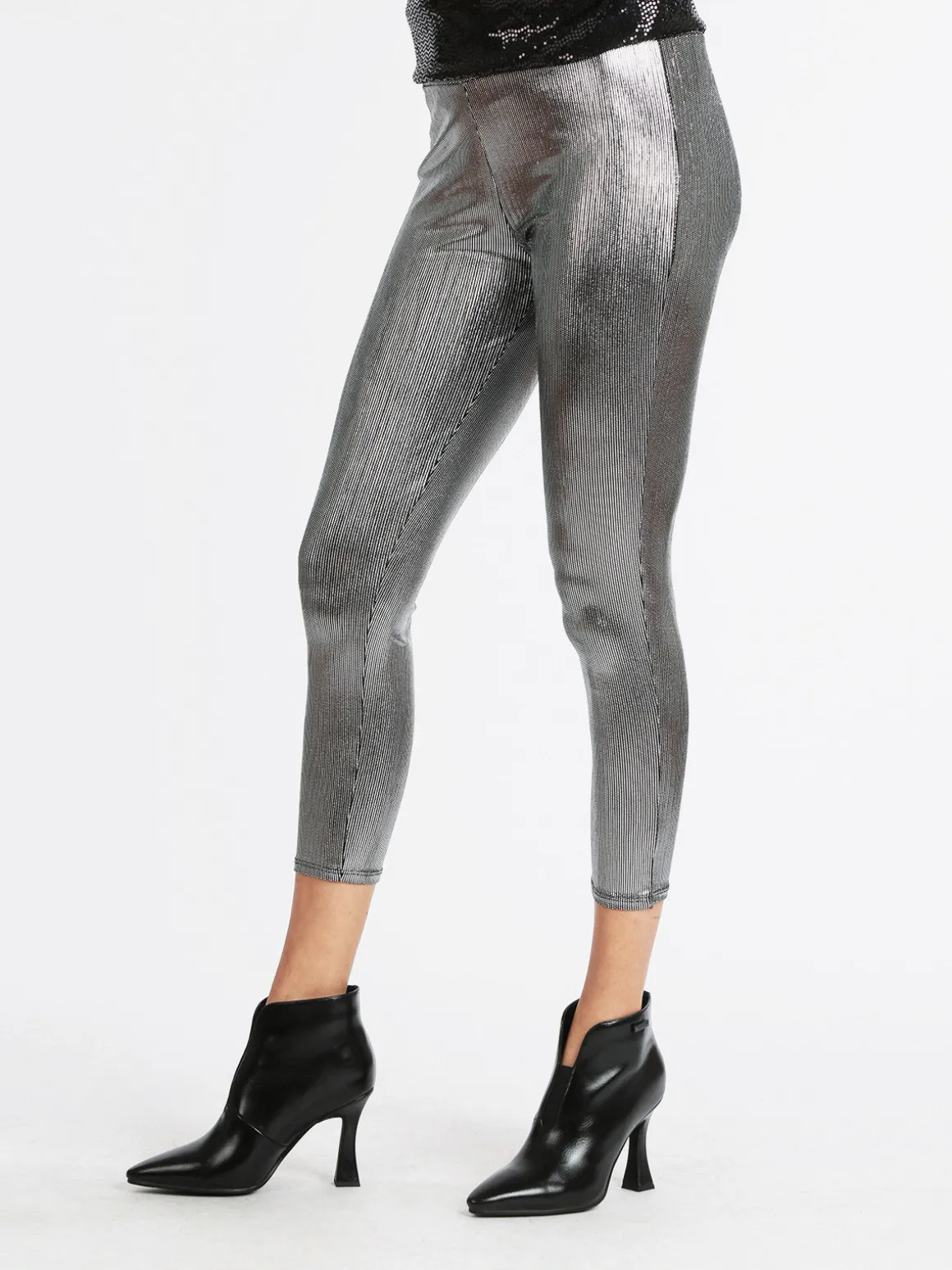 Hdl Milano Leggings donna con lurex