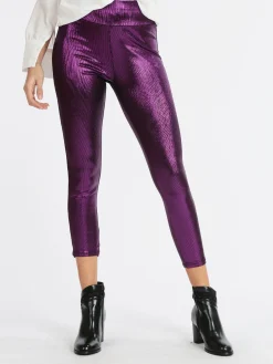 Hdl Milano Leggings donna con lurex