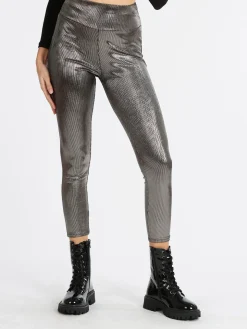 Hdl Milano Leggings donna con lurex
