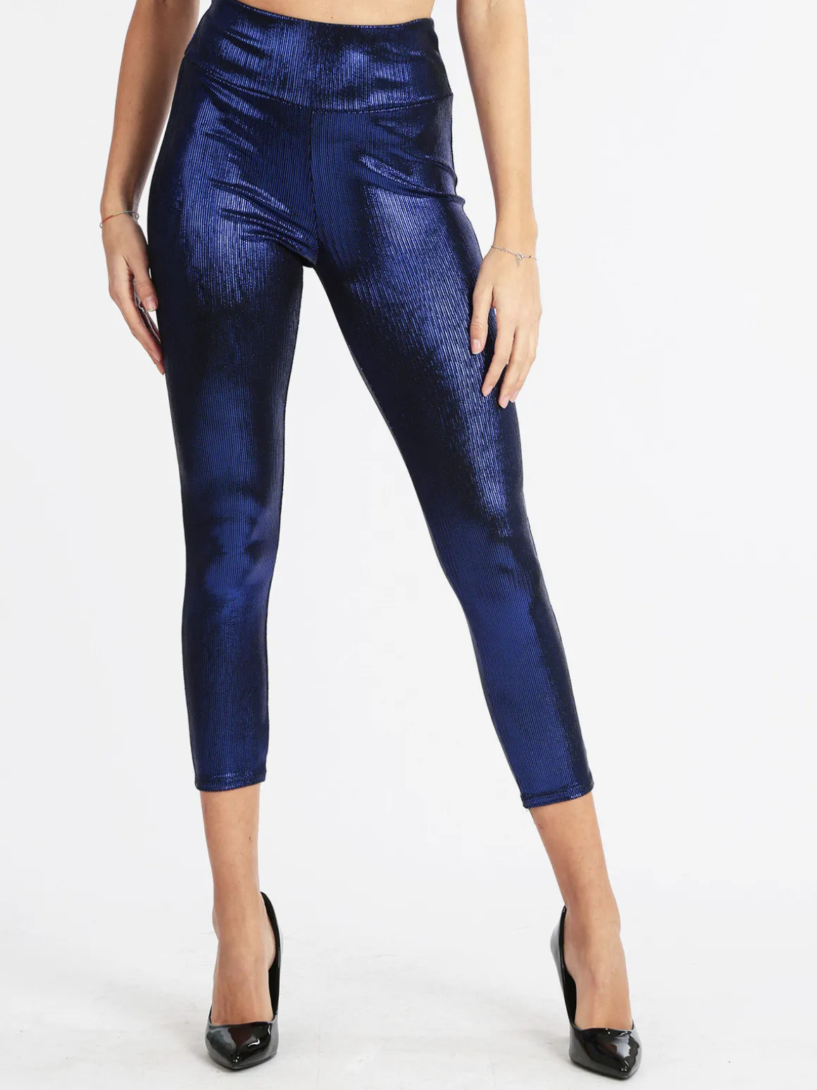 Hdl Milano Leggings donna con lurex