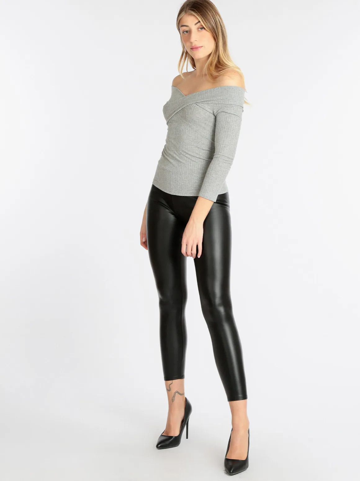 Hdl Milano T-shirt donna con incrocio