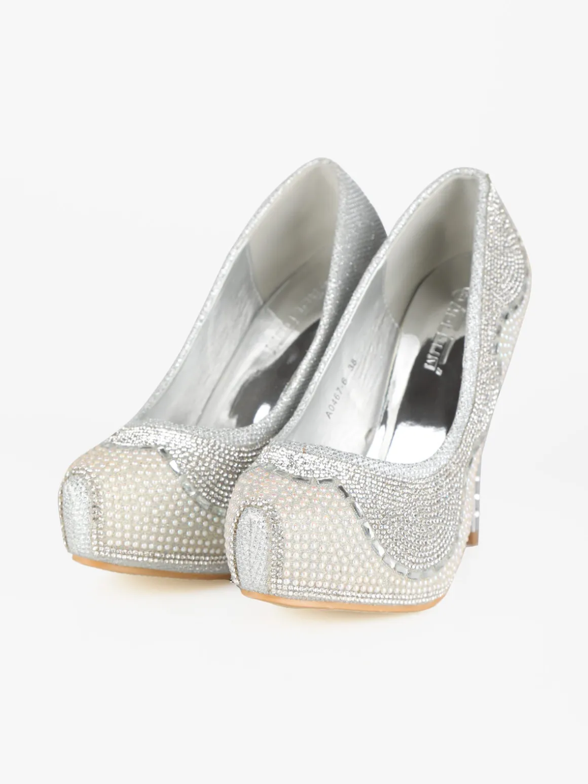 Hdluum Decolletè donna con glitter e strass