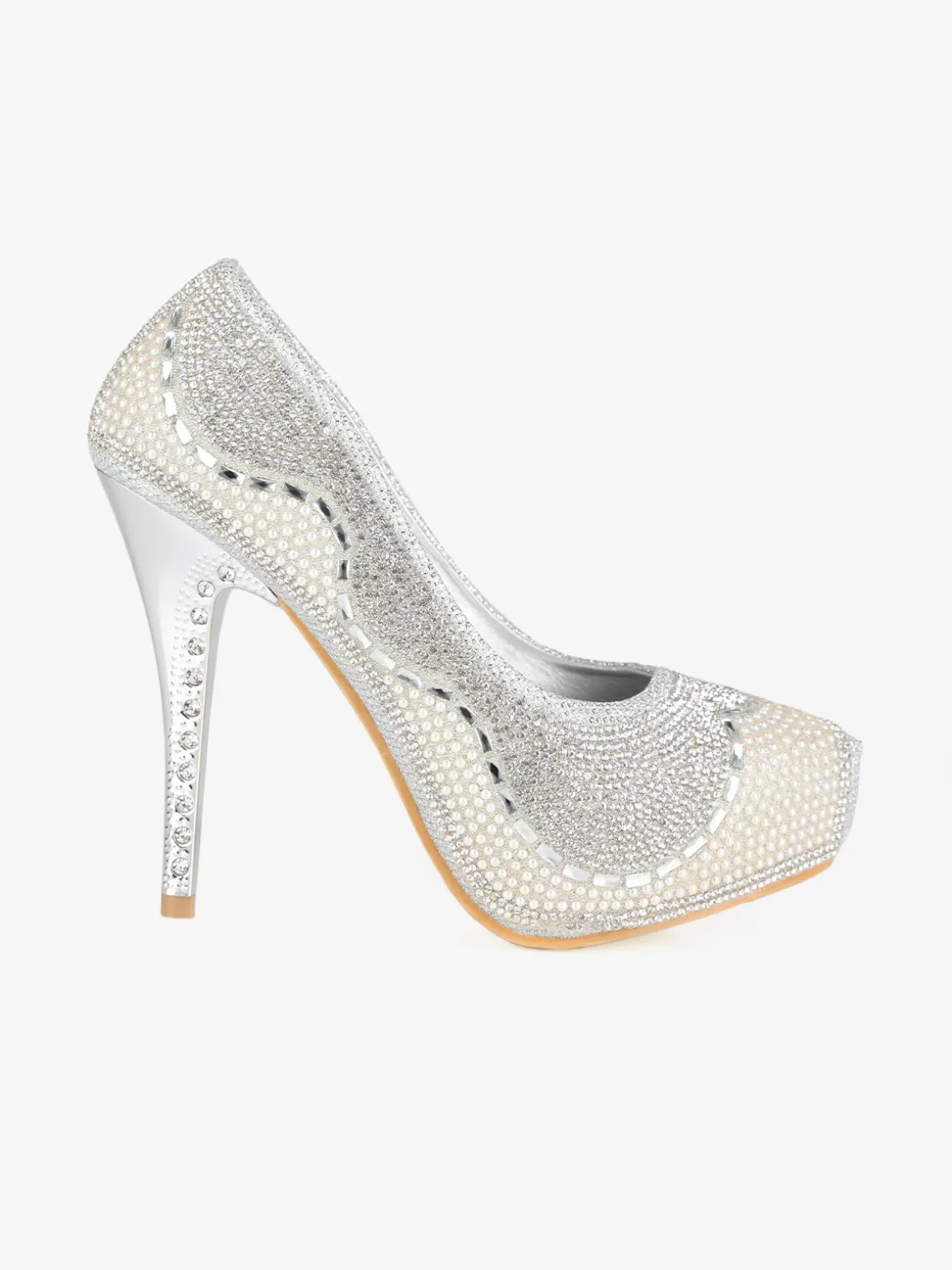 Hdluum Decolletè donna con glitter e strass