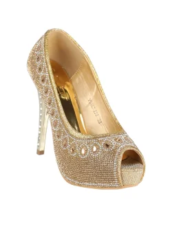 Hdluum Decolletè spuntate con strass da donna