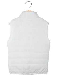 Hello Girl Gilet imbottito bambina con scritte