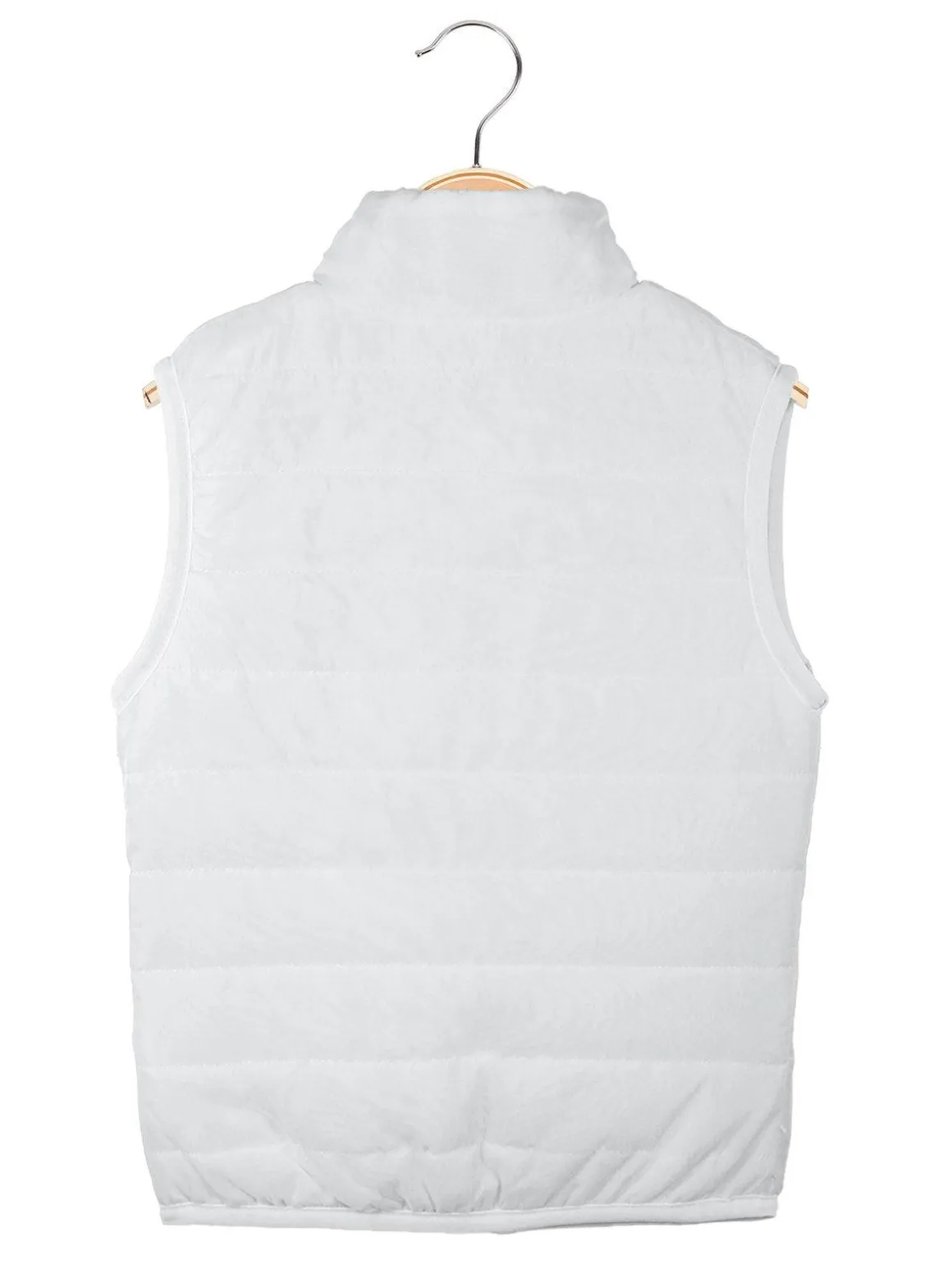 Hello Girl Gilet imbottito bambina con scritte