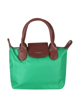 Herisson Borsetta donna a mano in nylon - verde