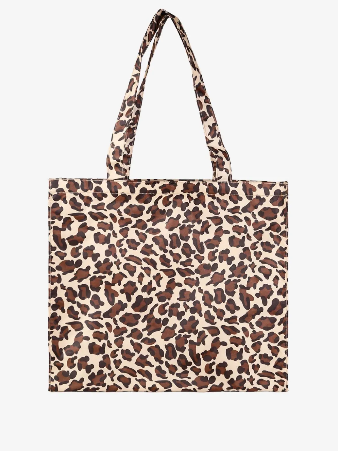 Hernan Borsa shopper della spesa con stampe - marrone