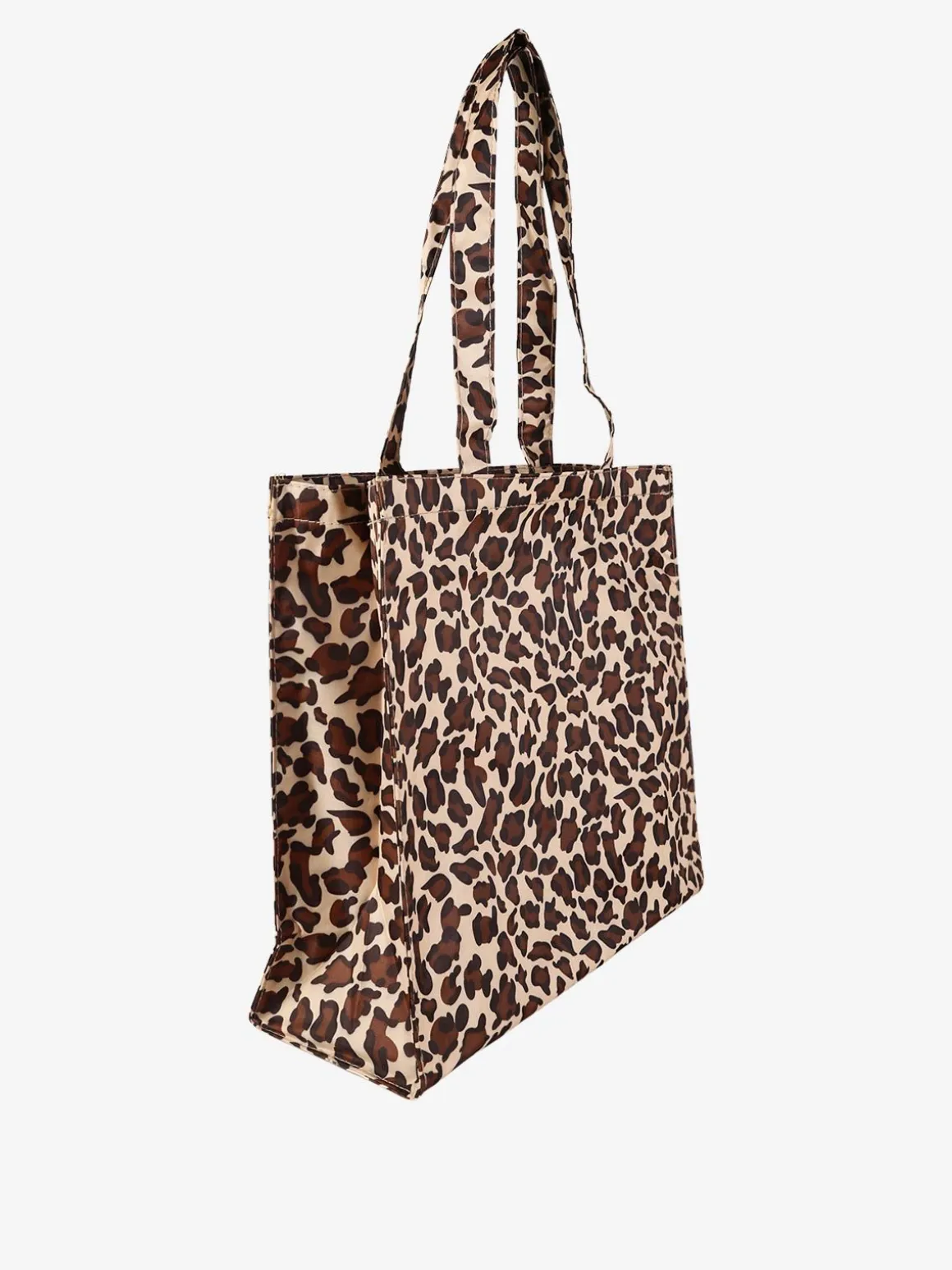 Hernan Borsa shopper della spesa con stampe - marrone