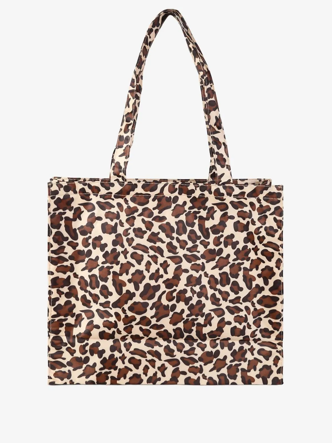 Hernan Borsa shopper della spesa con stampe - marrone