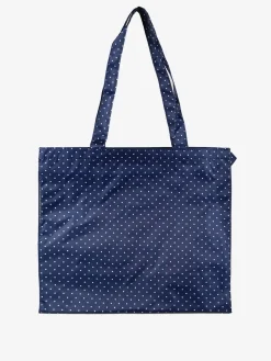 Hernan Borsa shopper della spesa con stampe - azzurro