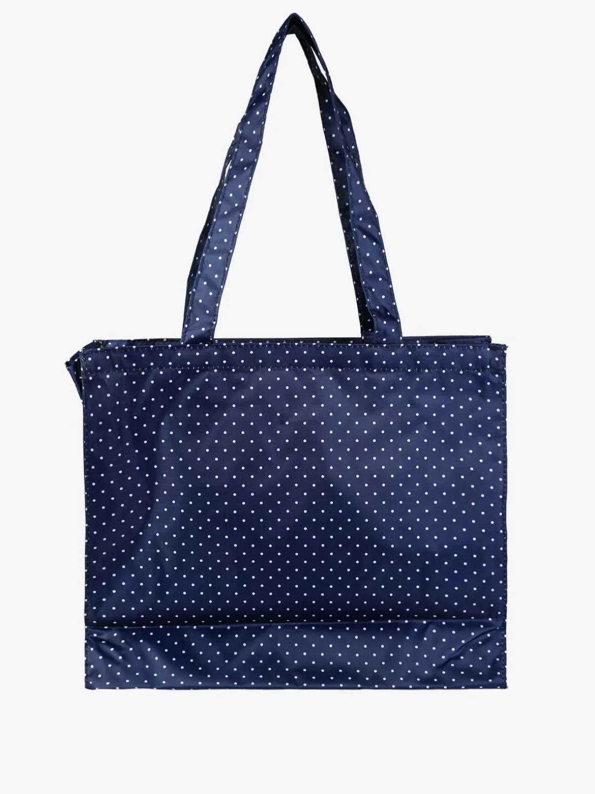 Hernan Borsa shopper della spesa con stampe - azzurro