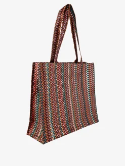 Hernan Borsa shopper della spesa con stampe - cuoio